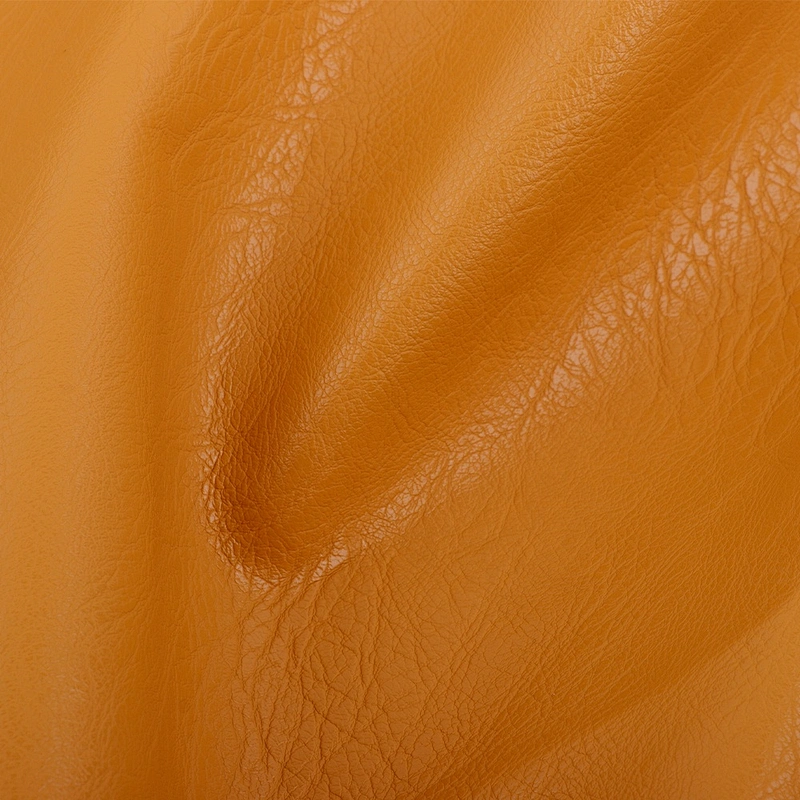 pu garment leather for clothing 4 way stretch mirror leather for jacket skirt spandex backing