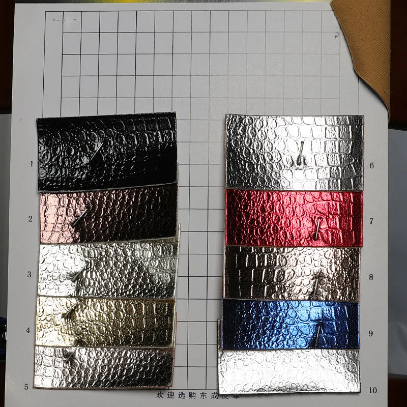 new design animal pvc fabric leather surface with very shining new design fabric to making bag