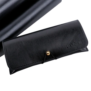 glass box case pu leather double face embossed vegan faux leather gift box production