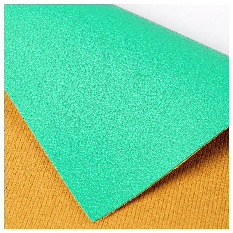 PVC synthetic leather with lychee patterns for handbags pvc color imitation leather