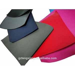 color sky pu Space leather for shoe PU Synthetic materials for Athletic shoe