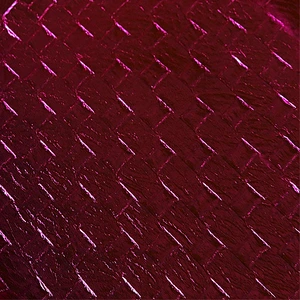 PVC embossed leather bags making material with brushing fabric