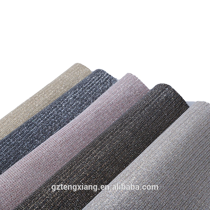 Glittering leather Shining Artificial materials for lady shoes Glitter leather