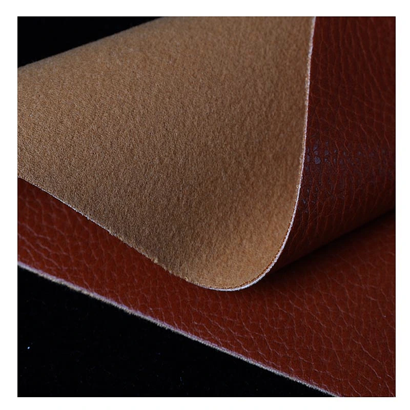 Crystal lychee pattern pu leather popular use for handbags