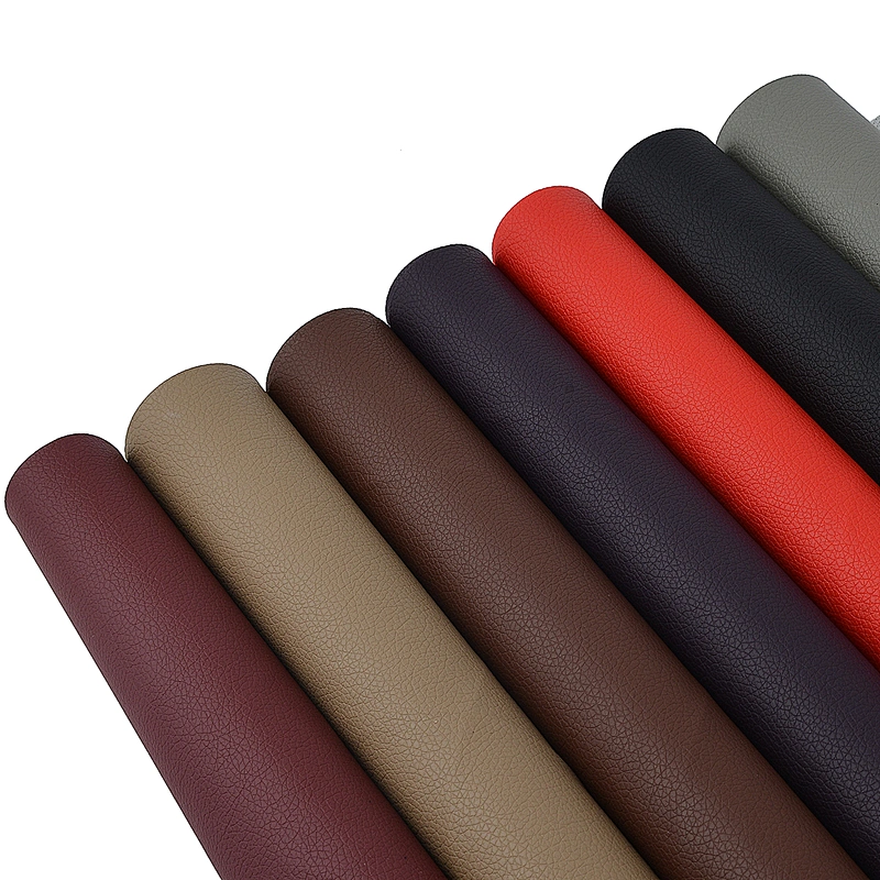high quality vegan leather supplier in China luxury car seat cover pvc artificial leather DE90