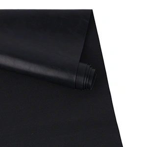 artificial leather pu polyurethane faux leather fabric for shoes upper material real skin feeling  in China
