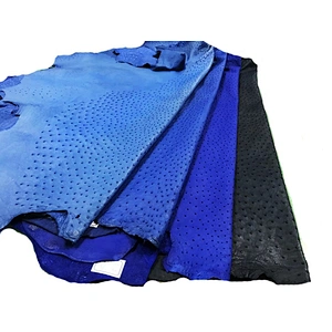 Ostrich leather made in China ostrich skin for belts animal skin leather upholstery