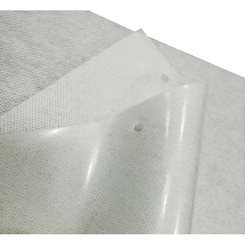 Hot melt Spunlace Luggage mat Bag packing Reinforcement with adhesive at one side