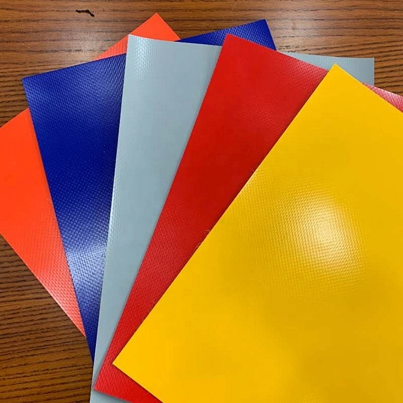 tarpaulin PVC roll poly coated waterproof tent fabric for truck cover sun protection