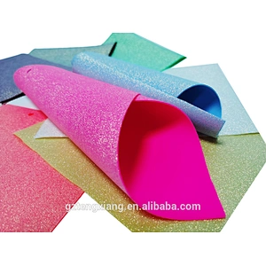 Shining Artificial materials for Lovely Bowknot  tela vinil glitter Laika Spandex chunky glitter fabric