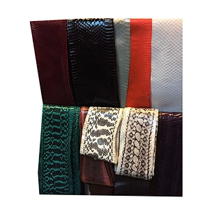 Anacondas skin for Clothing materials python leather hide genuine leather material