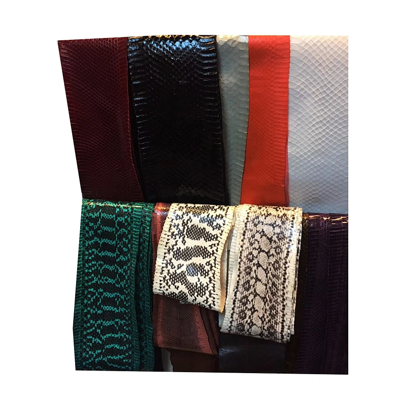 Anacondas skin for Clothing materials python leather hide genuine leather material