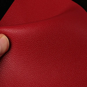 pvc leather imitation cotton backing women handbag leather