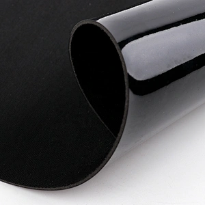 patent leather black pvc roll imitation leather high glossy black