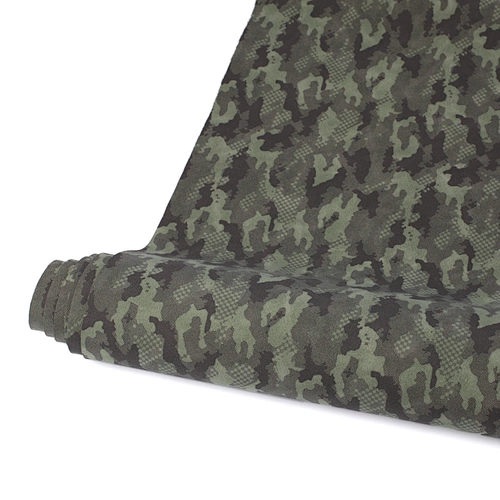 Hot sell PU leather with imitation leather fabric for shoes upper usage