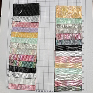 shining PVC synthetic weave leather for handbag usage very good sell to pakistan and India market with cheapest price