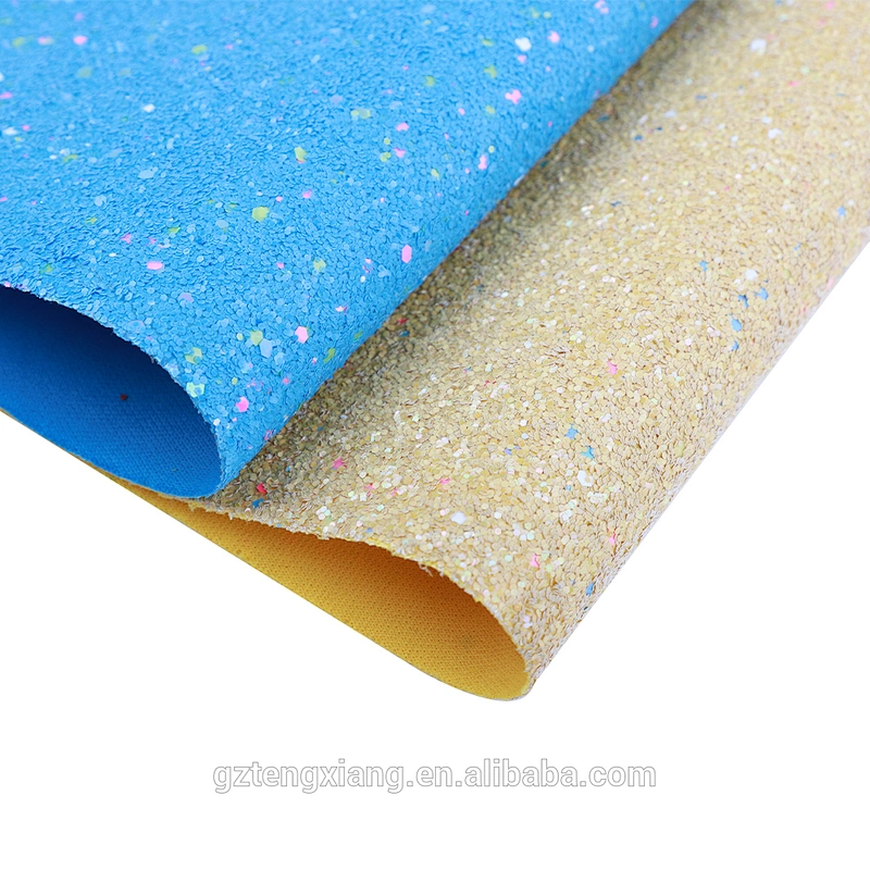 faux leather material glitter fabric for shoes shoes material