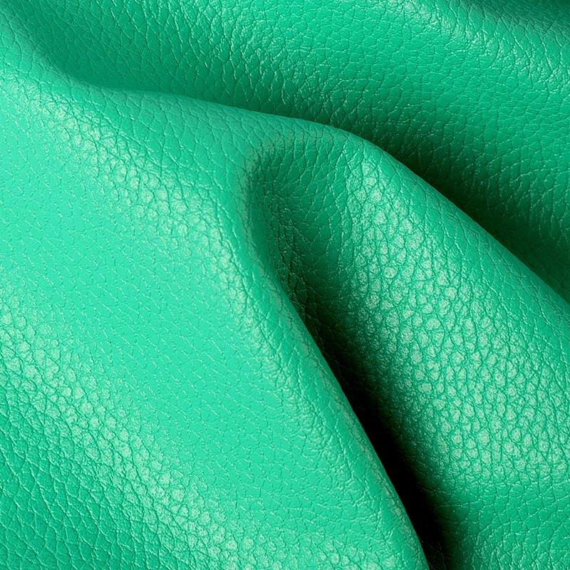 PVC synthetic leather with lychee patterns for handbags pvc color imitation leather
