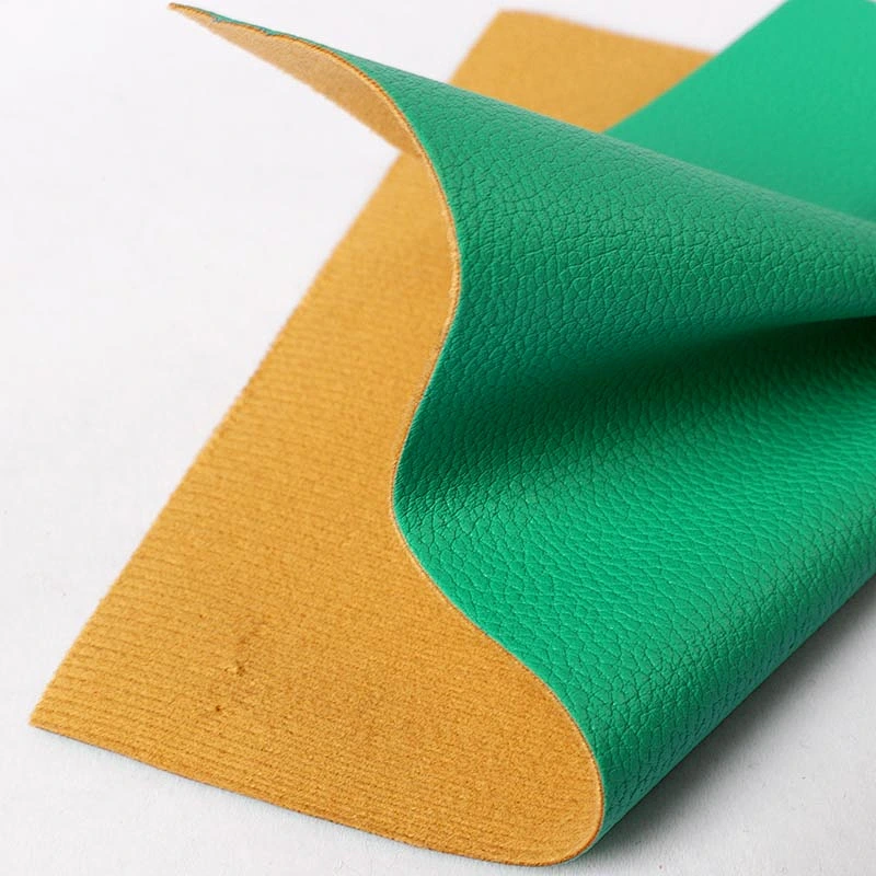 PVC synthetic leather with lychee patterns for handbags pvc color imitation leather