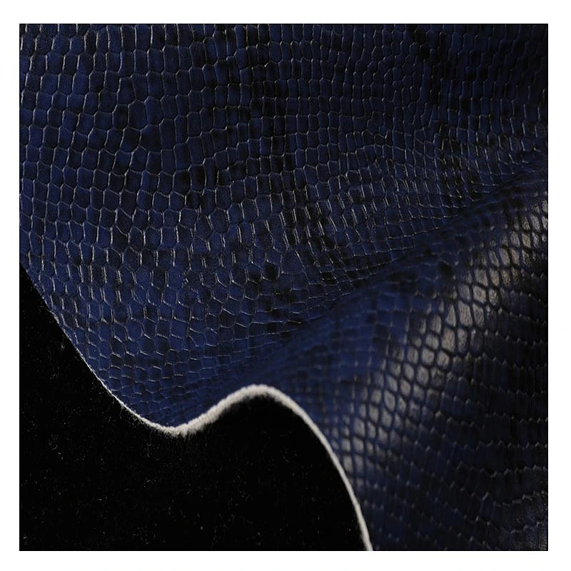 pvc leather for ladies handbags with snake skin leather for handbags
