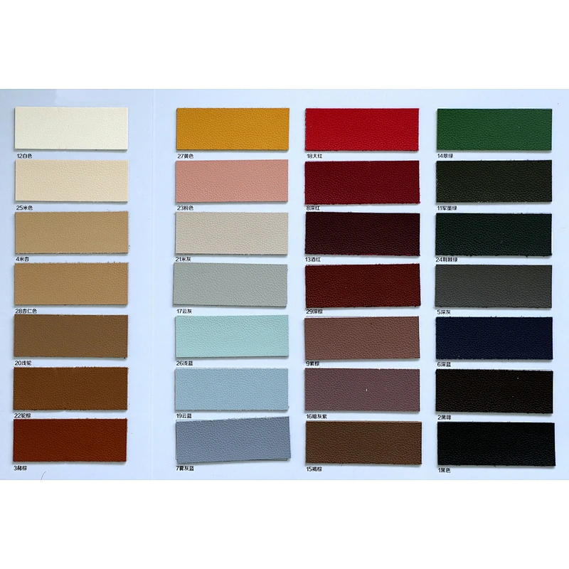 PVC synthetic leather with lychee embossed popular use for handbags suede material