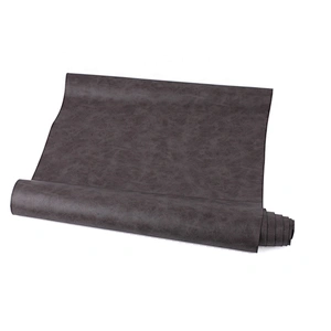 pu polyurethane faux leather fabric for shoes upper material real skin feeling vintage printing