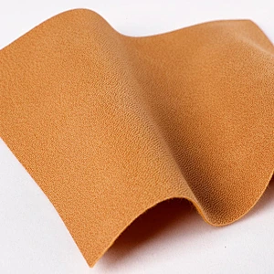 yang buck pvc material for shoes and handbags faux leather fabric surface with yang buck design