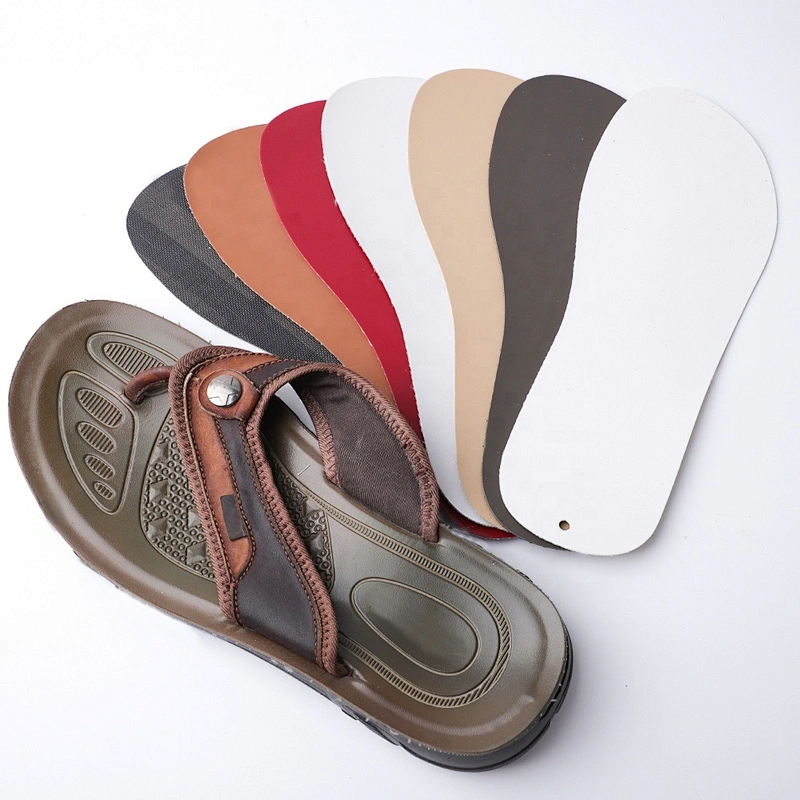 woven backing shoe insole material pvc leather for woman or man shoes