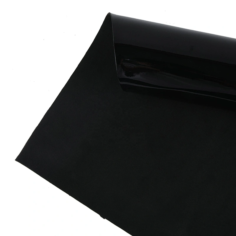 High quality china supplier pu leather for making shoes mirror artificial  leather imitation cotton backing leatherette