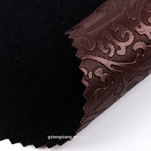 printed upholstery vinyl for upholstery Pearl printing leather upholstery Arabesque pattern