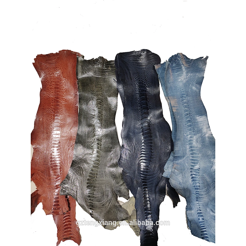 South Africa Ostrich foot skin Rare animal skin for chappal sandal Ostrich genuine leather material
