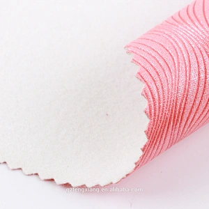 pieles 3D wave pattern for upholsterya crocodile PVC synthetic leather Indoor decoration Indoor decoration