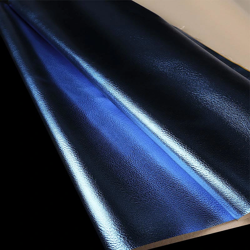 Pvc synthetic leather with shinning surface for woman bags
