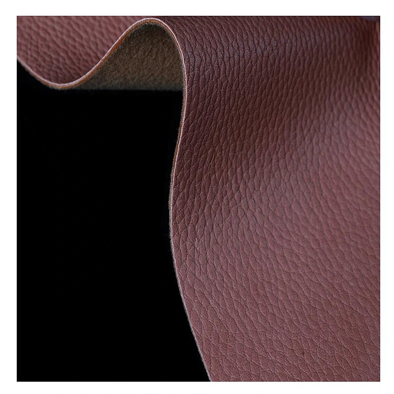 Pu leather with lychee embossed popular use for handbags
