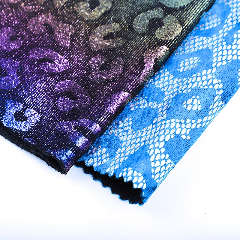 cloth fabric for shoes vegan leather for lady shoes  Plant flannelette shoes material