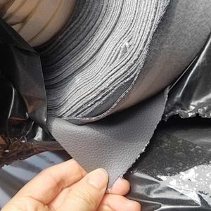 faux leather from China factory pvc leather car seat stocklot grade B sells by tons