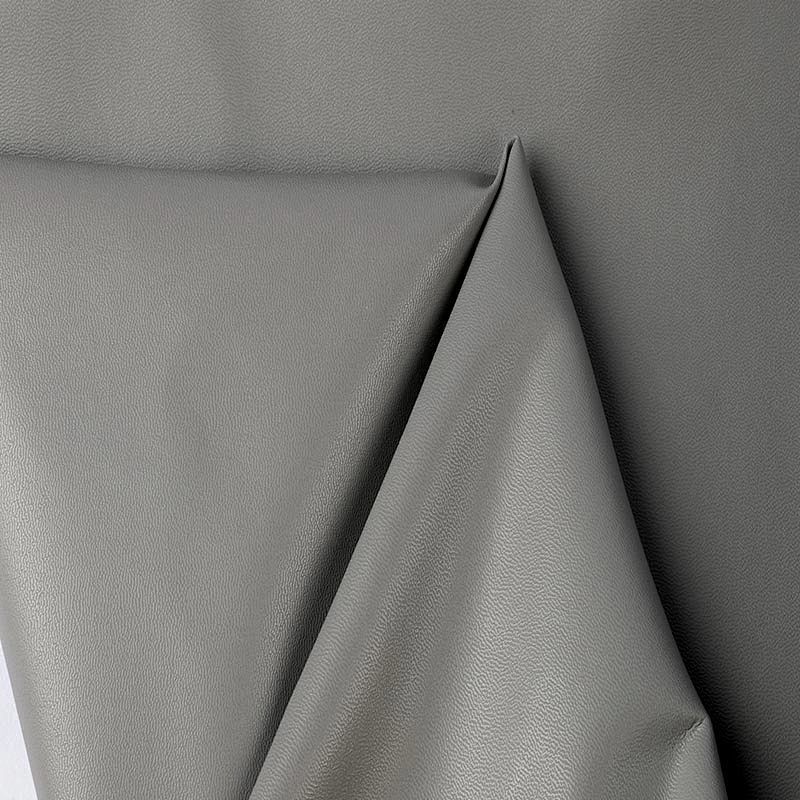 sheep emboss pvc leather for car with brush backing