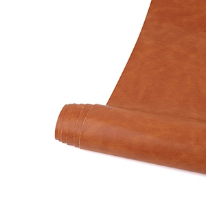 pu imitation leather shoes leather with colored Imitation cotton backing with shining surface
