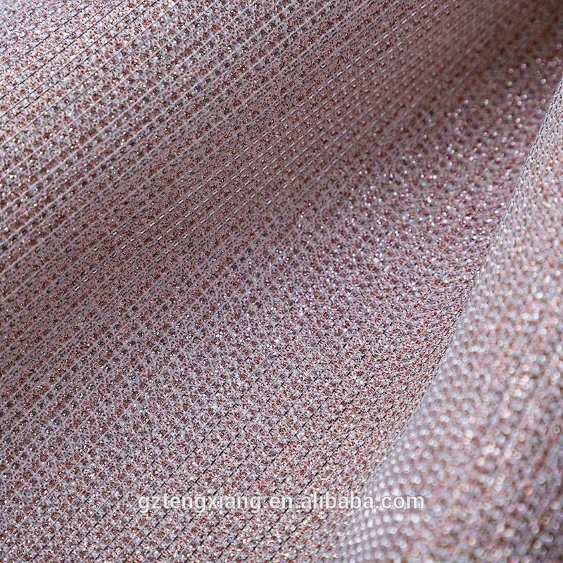 Glittering leather Shining Artificial materials for lady shoes Glitter leather