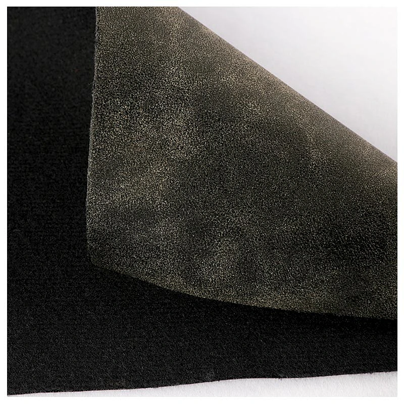 PVC Leather with Colored Imitation Cotton Backing for ladies handbags