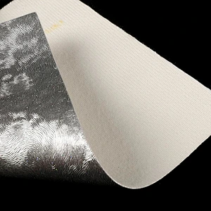 Mouse grain embossed PU leather sheet with animal skin embossartifical handbags leather with animal emboss