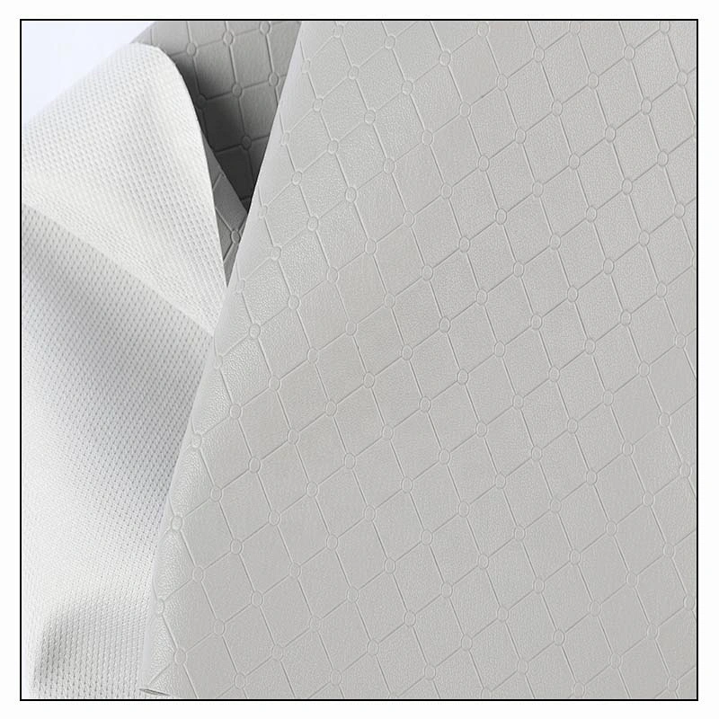 embossed pvc leather for car seat cover usage same with real leather design