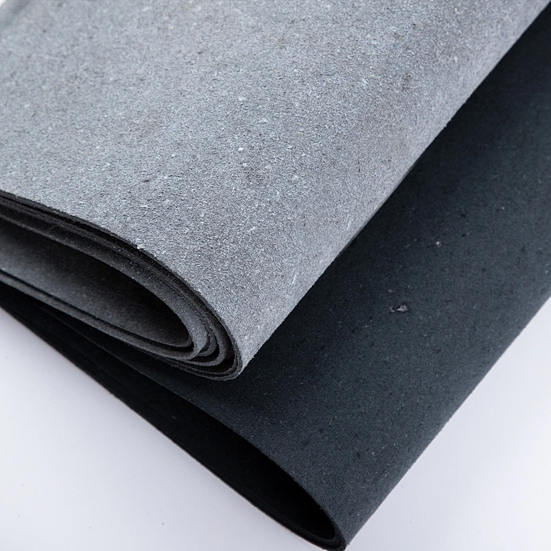 bonded leather Black Recycled leather sole for belt Recycled leather base