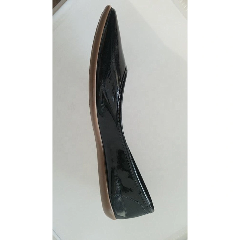 high glossy black pu faux leather for shoes handbag leatherette rolls fabric synthetic leather supplier