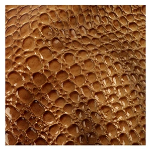 Pearl crocodile grain synthetic leather pvc quality synthetic leather wholesale for handbag