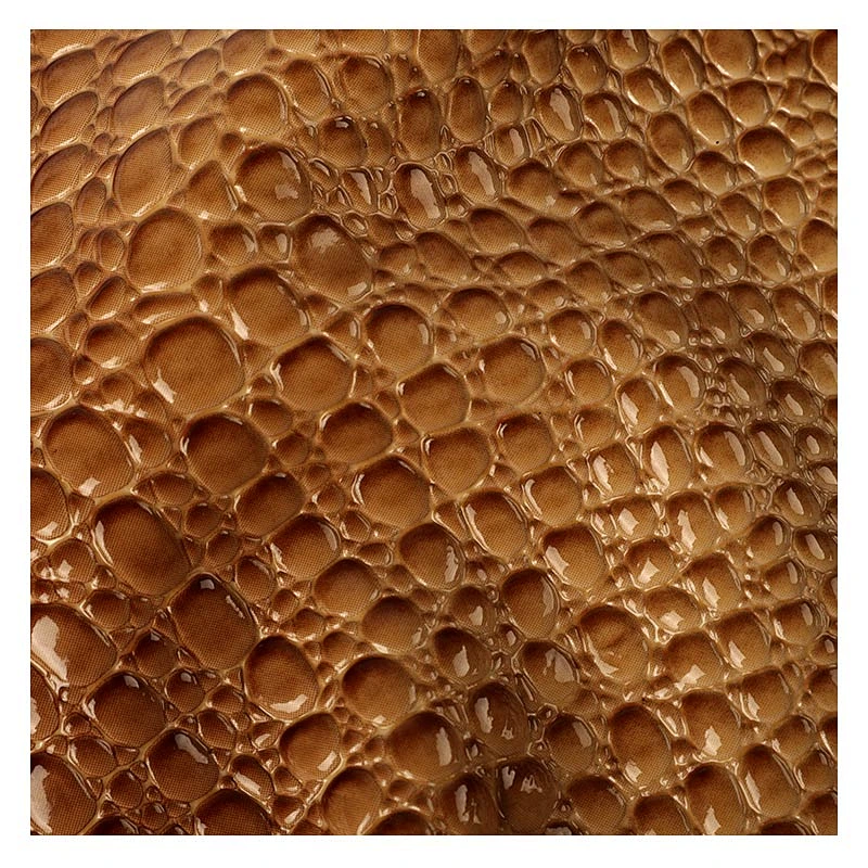 Pearl crocodile grain synthetic leather pvc quality synthetic leather wholesale for handbag