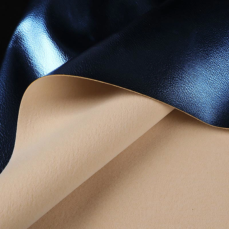 Pvc synthetic leather with shinning surface for woman bags