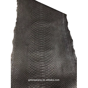 Frosted Python skin Scraper printing vero cuoio rotolo genuine leather material