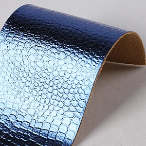 new design animal pvc fabric leather surface with very shining new design fabric to making bag