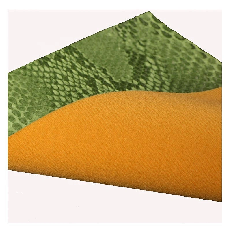 Excellent PU leather surface with animals grain design for handbag  usage
